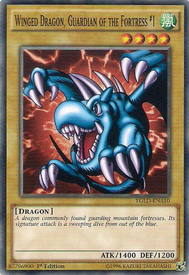 Winged Dragon, Guardian of the Fortress #1 | YGLD-ENA10